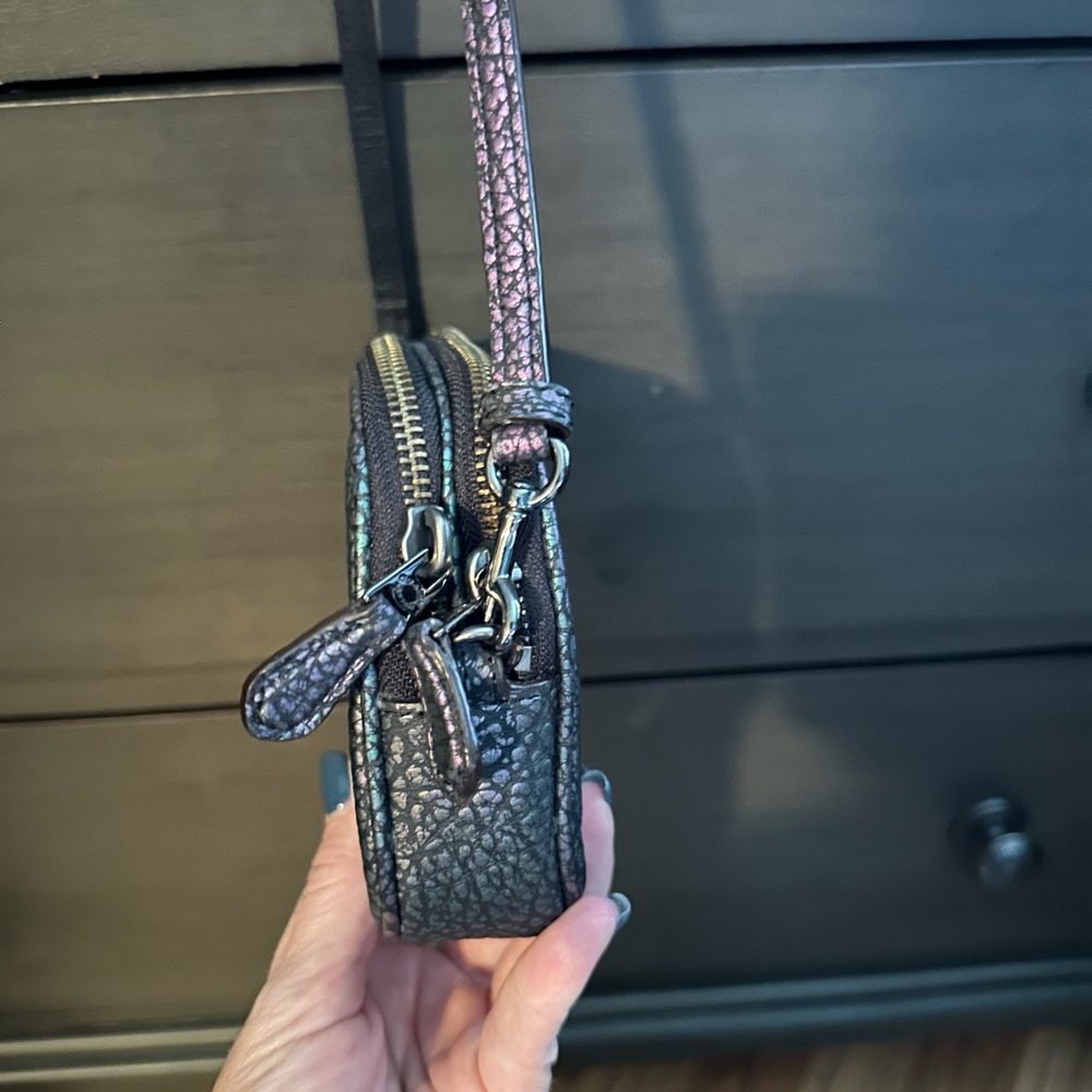 Coach Purple Iridescent oil slick metallic hologram Crossbody Bag - Picture 6 of 14